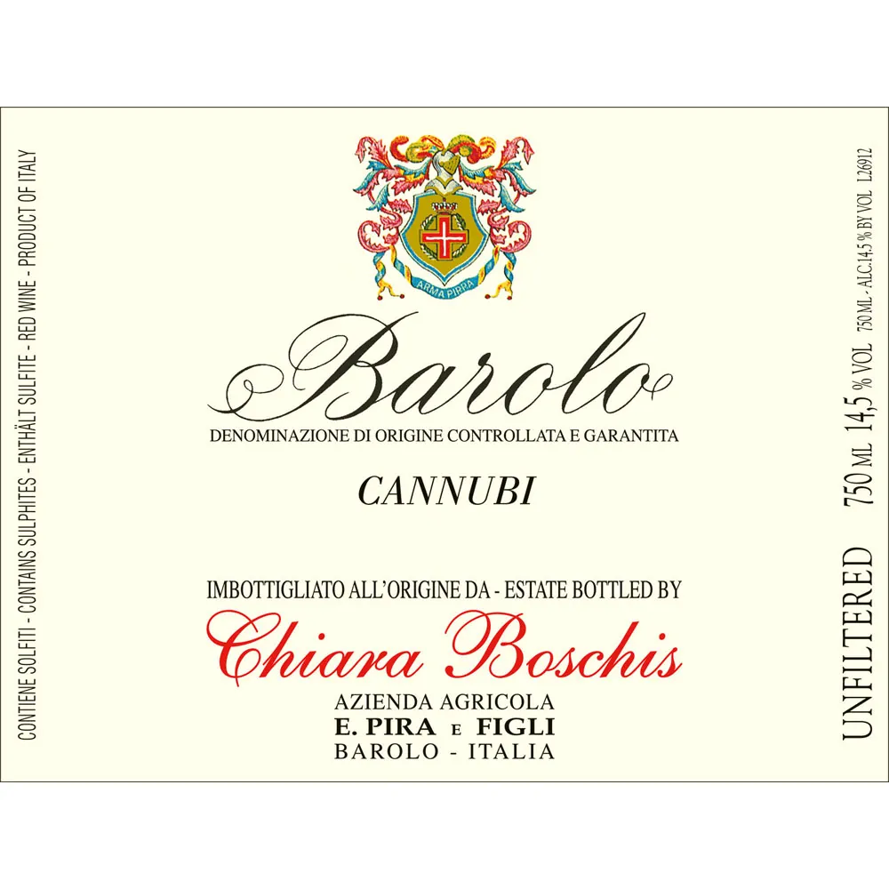 Barolo Cannubi Bottle