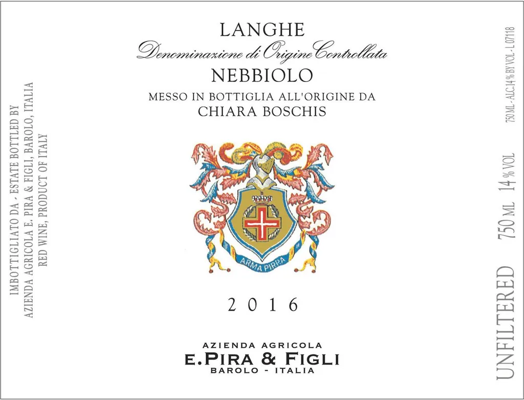 Langhe Nebbiolo Bottle