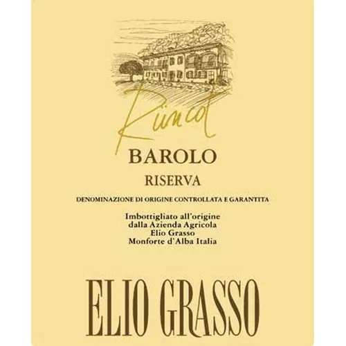 Barolo Runcot Riserva Bottle
