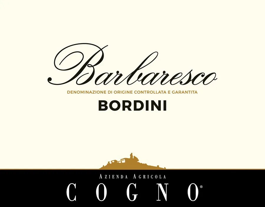 Bordini Barbaresco Bottle