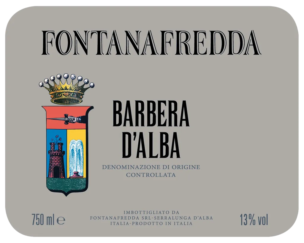 Silver Label Barbera d'Alba Bottle