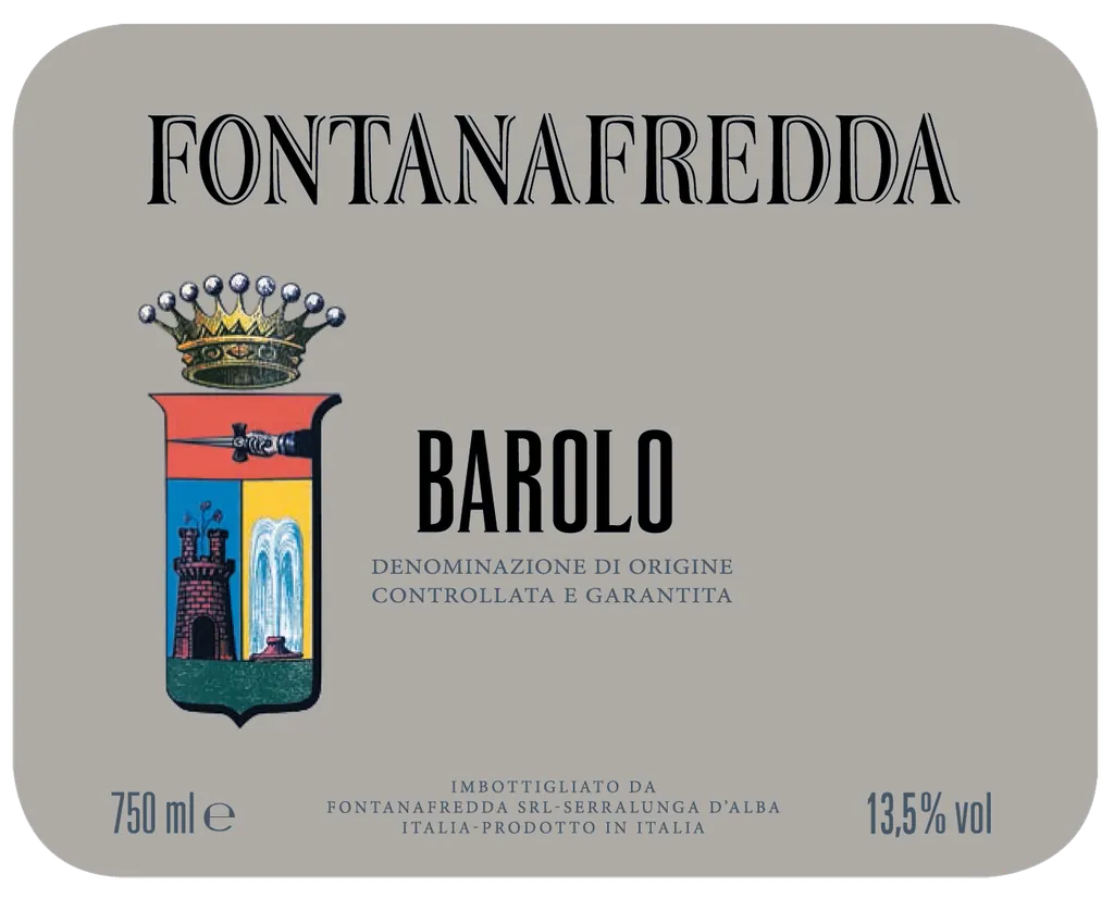 Silver Label Barolo Bottle