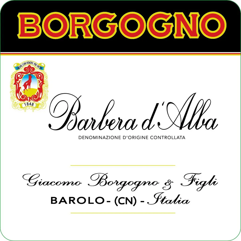 Barbera d'Alba Bottle