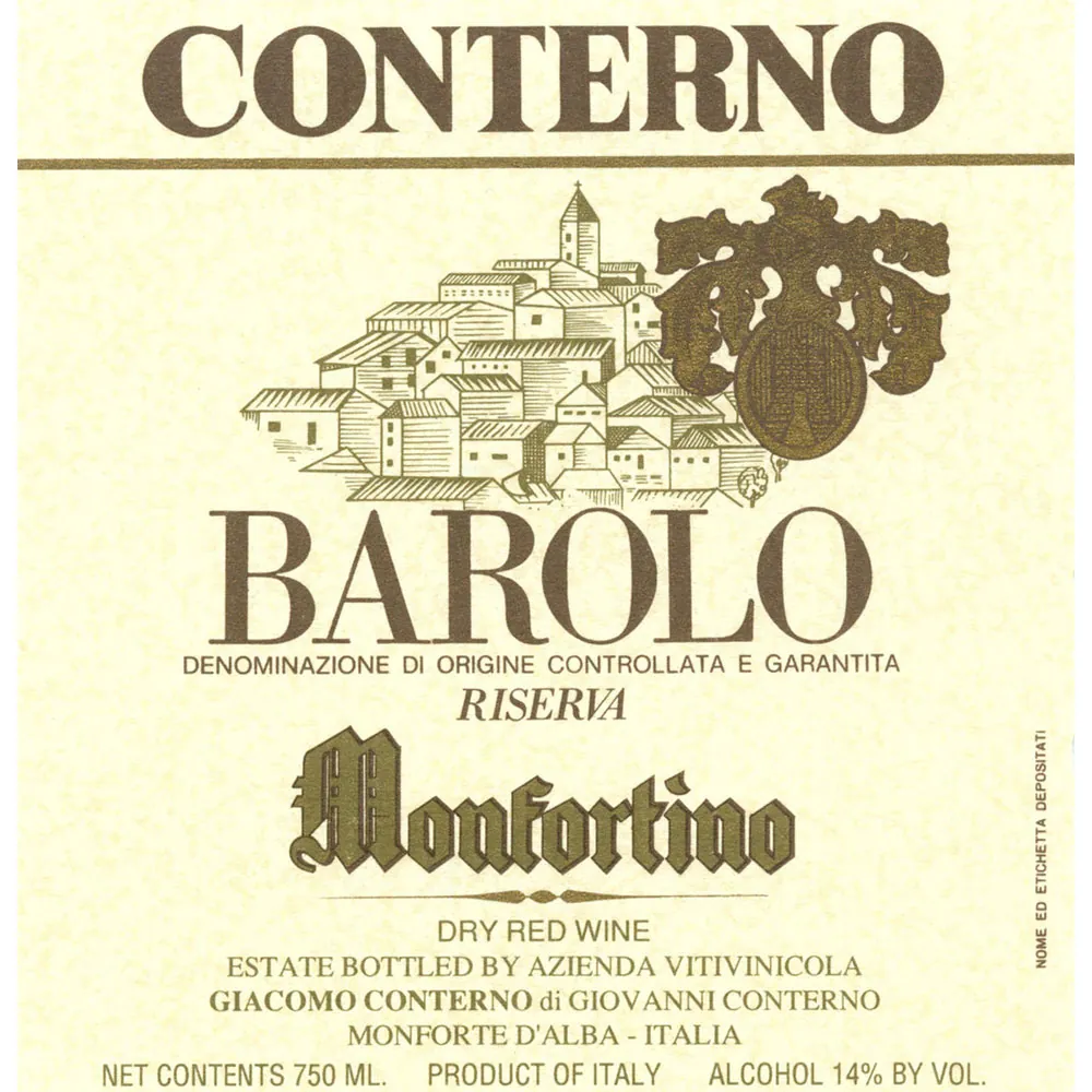 Monfortino Barolo Riserva Bottle
