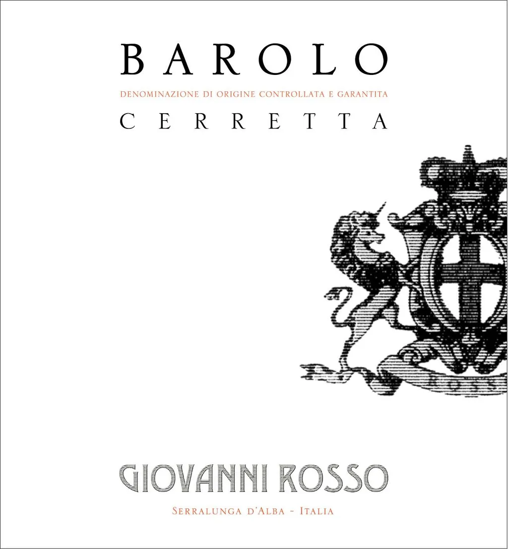 Cerretta Barolo Bottle
