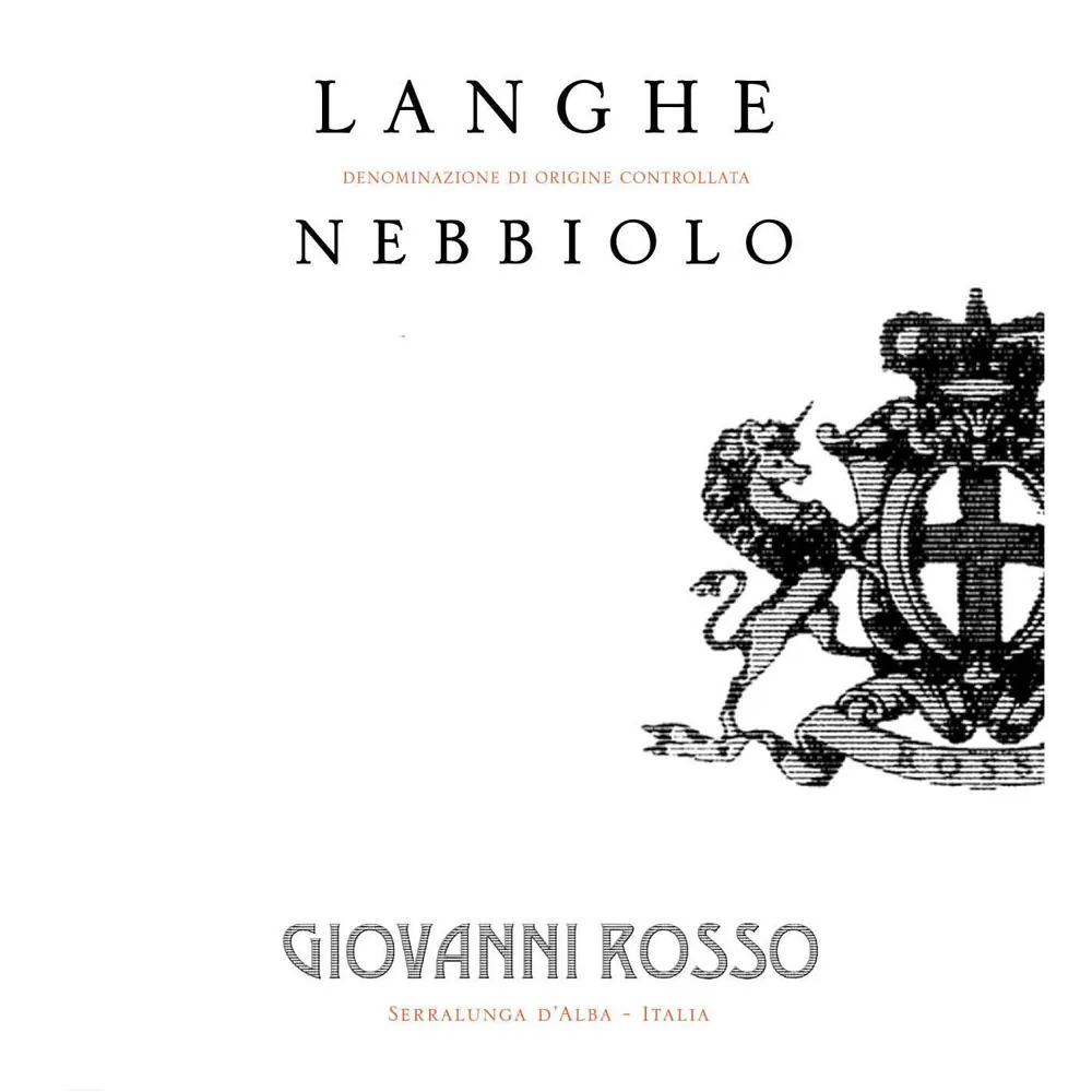 Langhe Nebbiolo Bottle