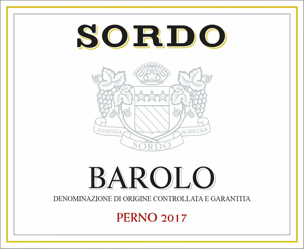 Barolo Perno Bottle