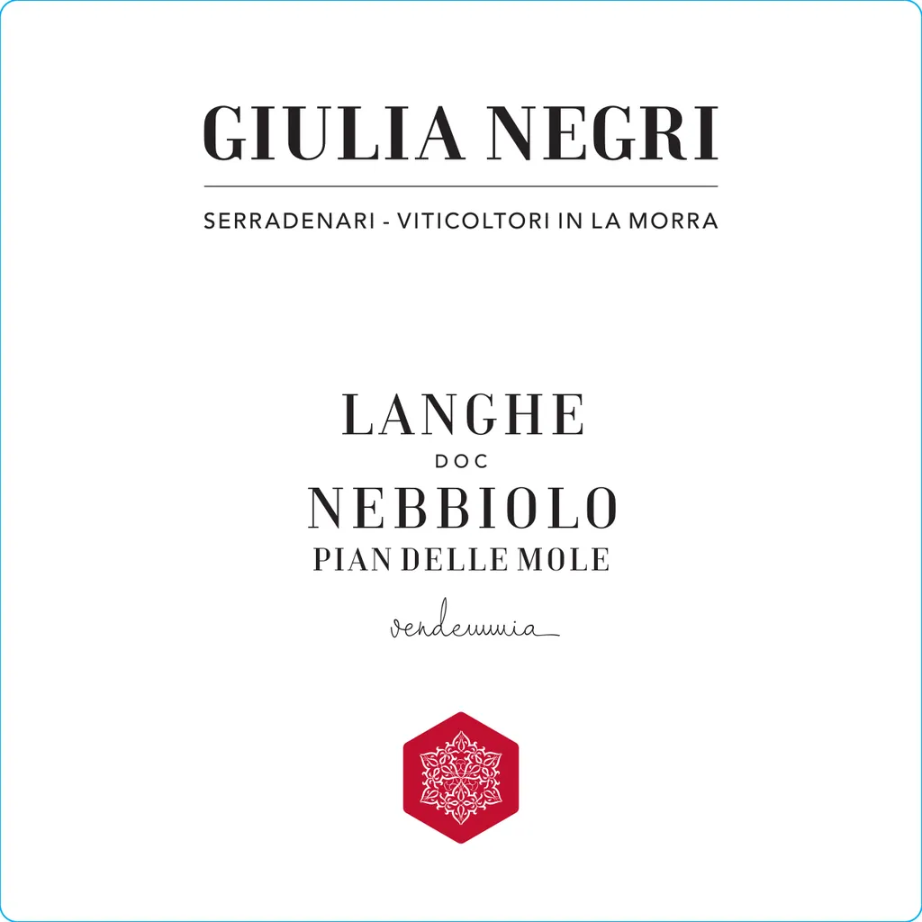 Pian delle Mole Langhe Nebbiolo Bottle