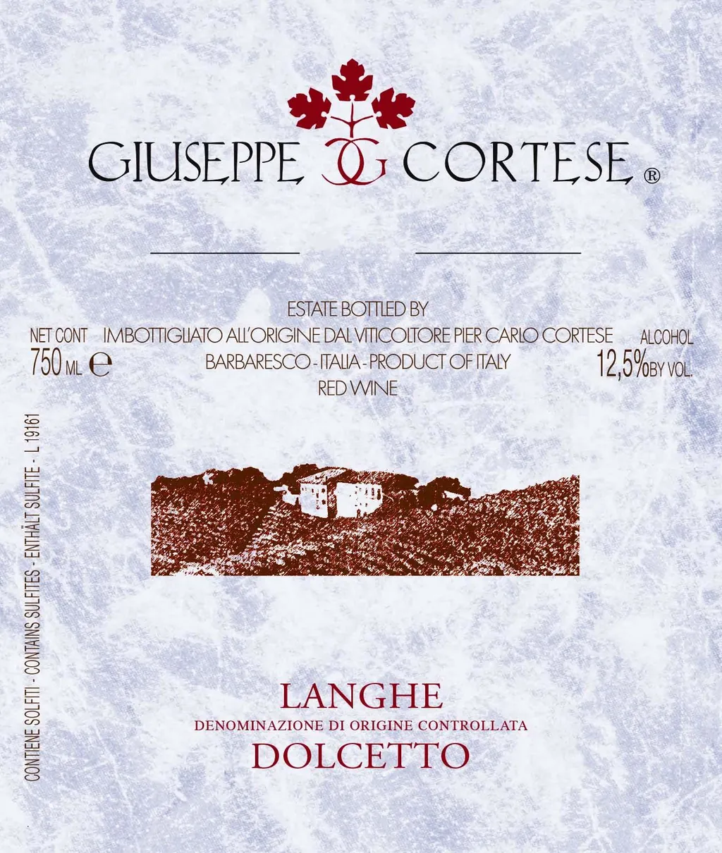 Dolcetto Bottle