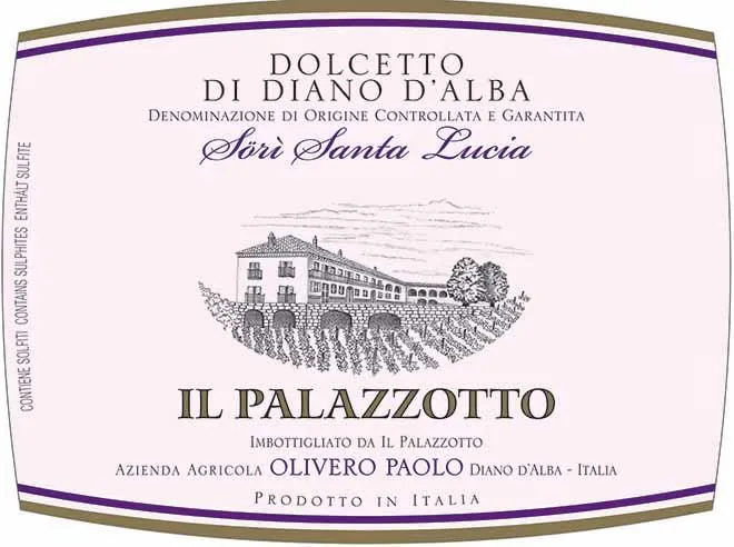 Dolcetto di Diano d'Alba Sori Santa Lucia Bottle