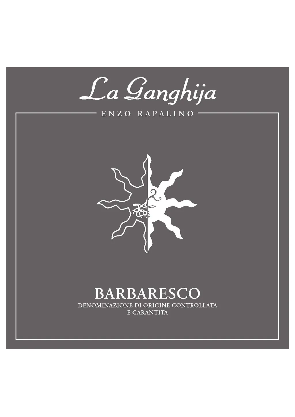 Barbaresco Bottle