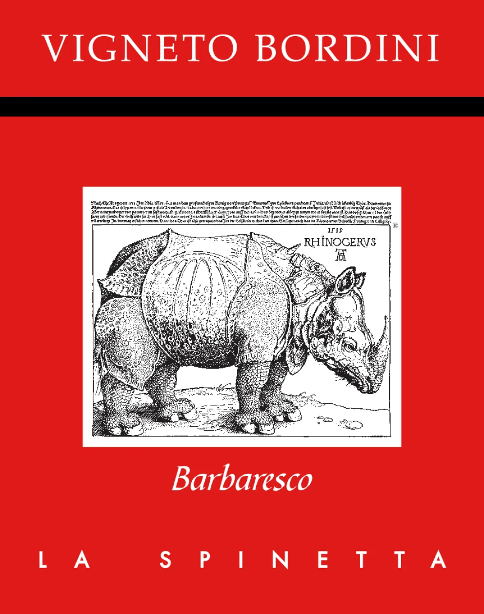 Barbaresco Bordini Bottle