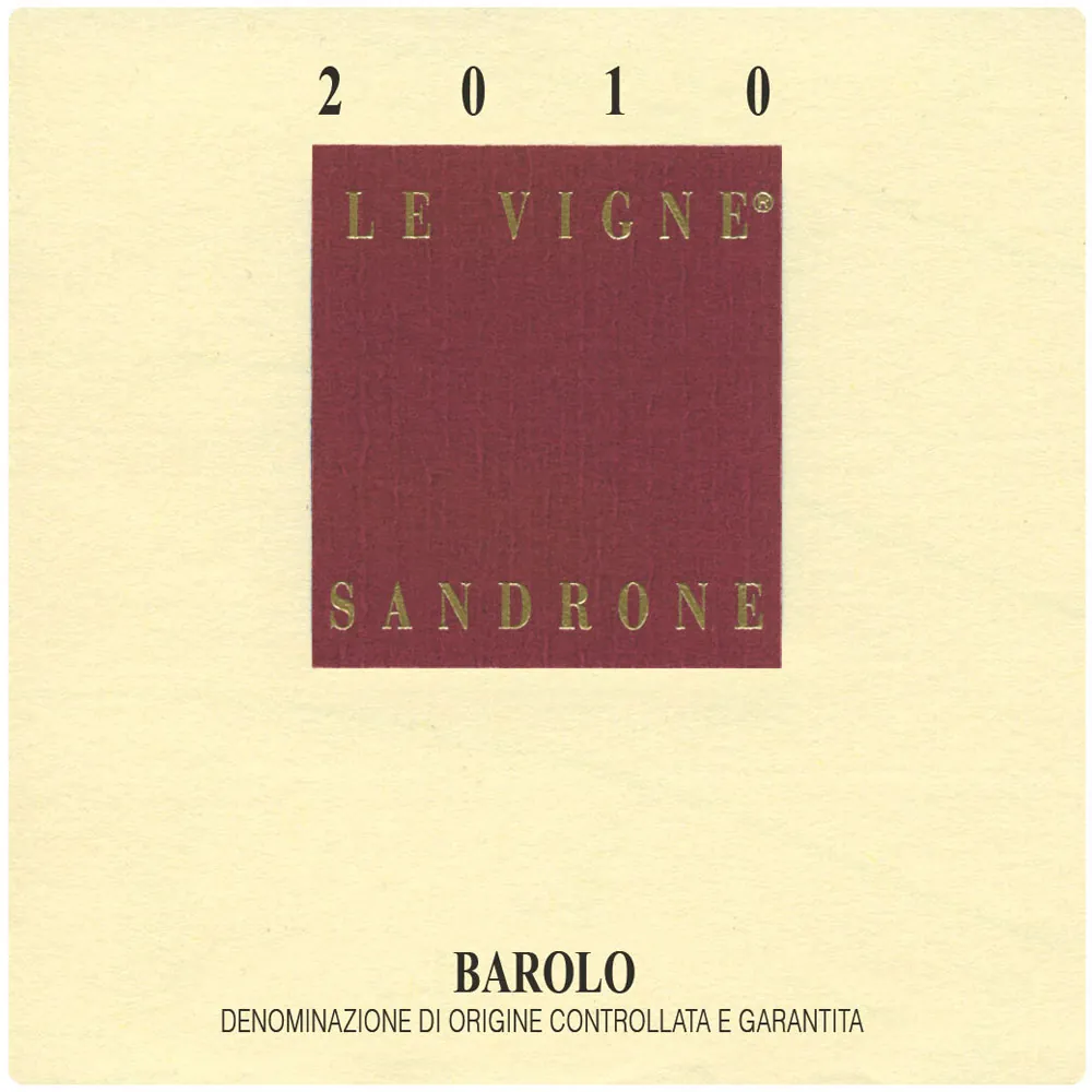 Sandrone Barolo Le Vigne Sibi Et Paucis Bottle
