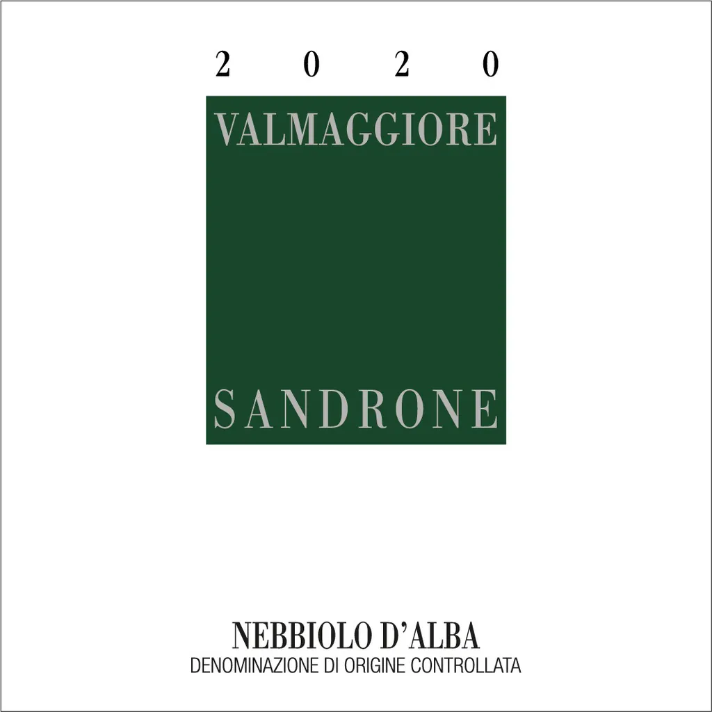 Sandrone Valmaggiore Nebbiolo d'Alba Bottle