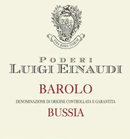 Barolo Bussia Bottle