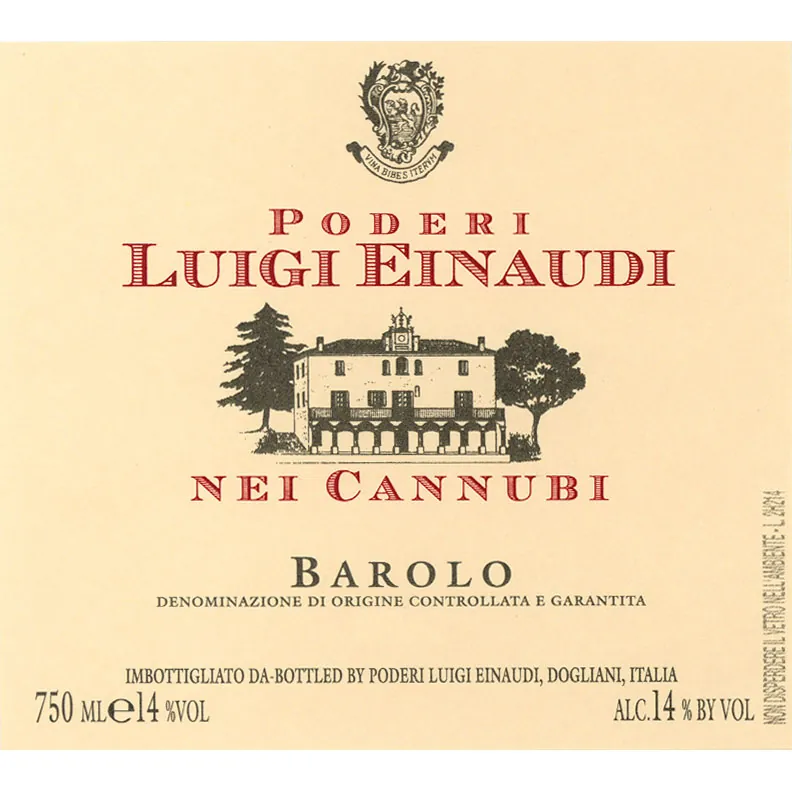Barolo Cannubi Bottle