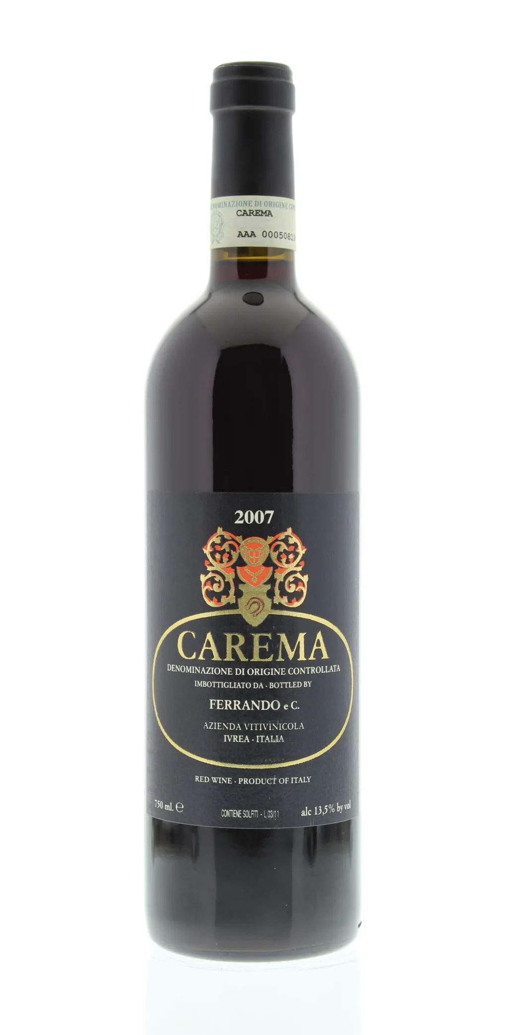 Carema Etichetta Nera Bottle