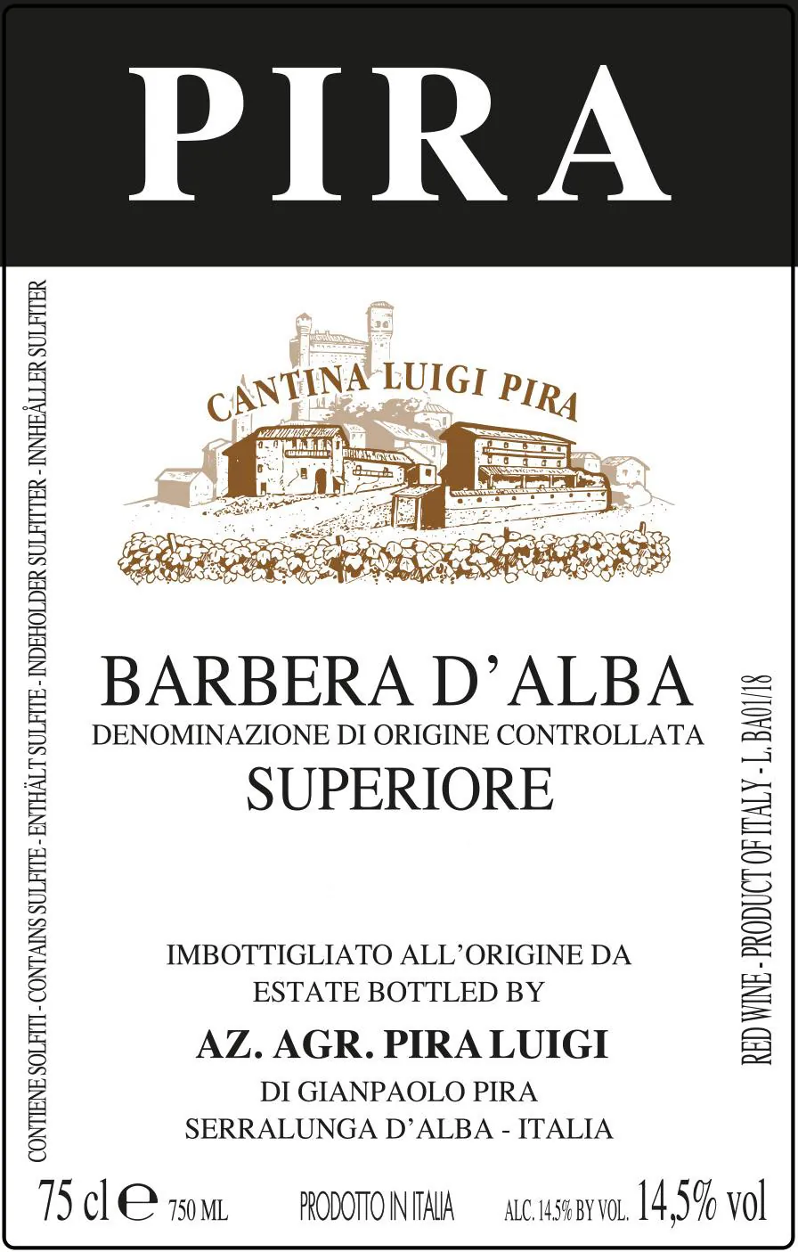 Barbera d'Alba Superiore Bottle