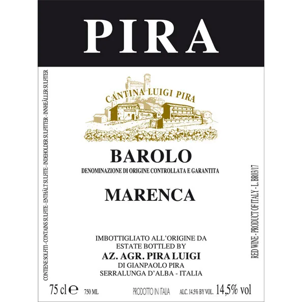 Barolo Marenca Bottle