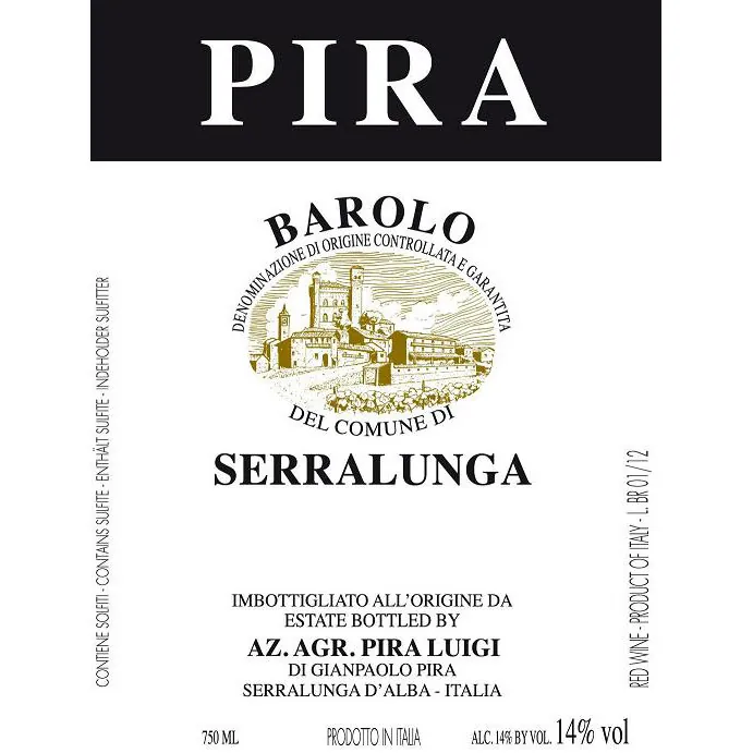 Barolo Serralunga Bottle