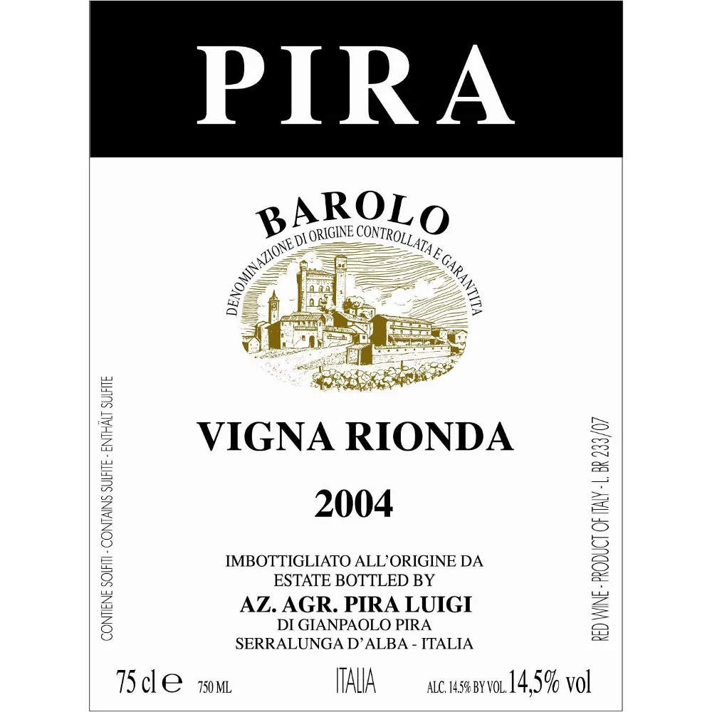 Barolo Vigna Rionda Bottle