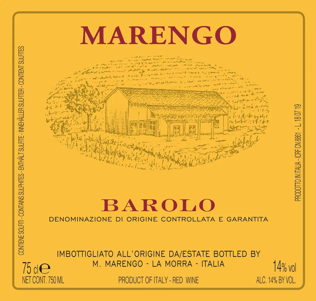 Barolo Bottle