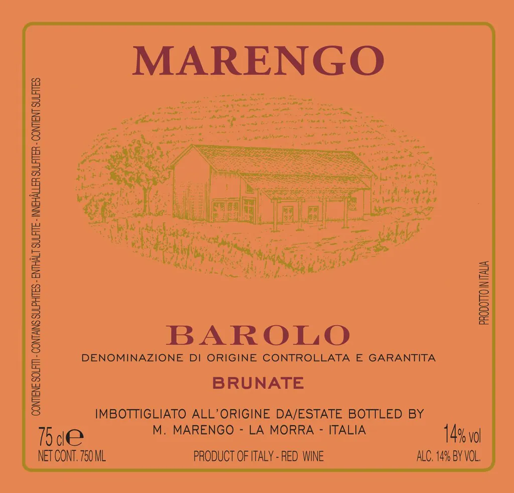 Barolo Brunate Bottle