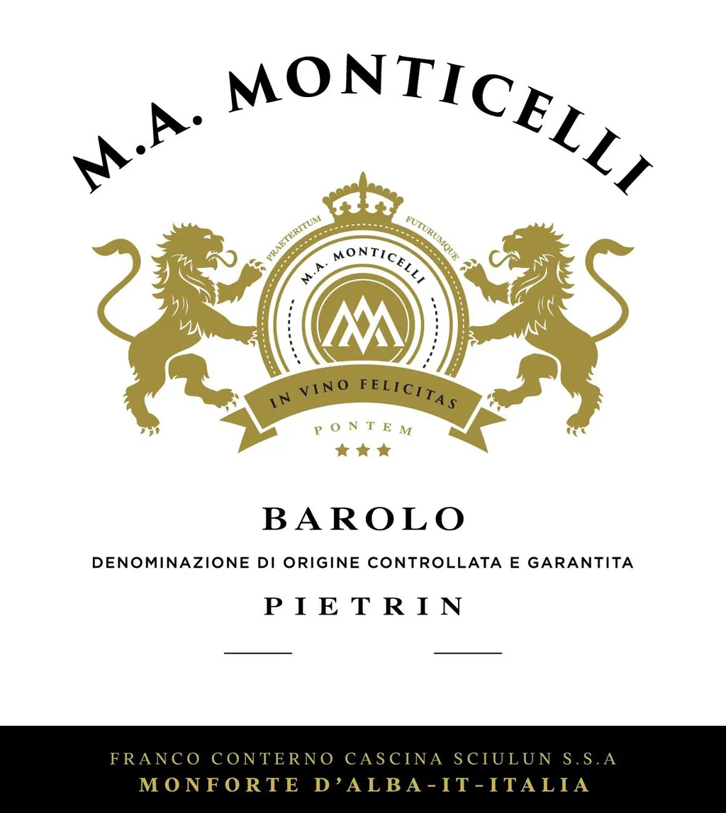 Barolo Pietrin Bottle