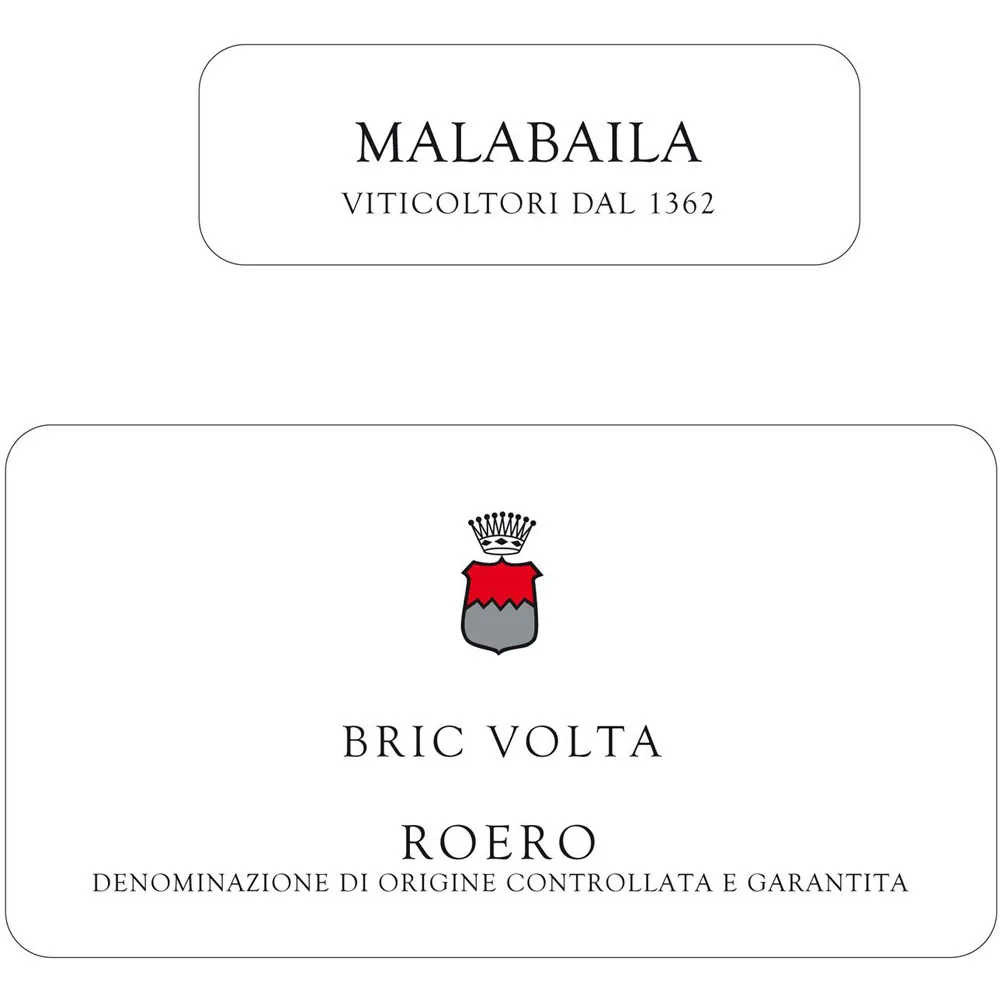 Roero Bric Volta Bottle