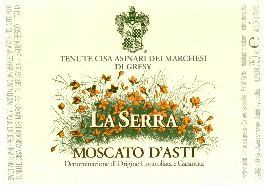 La Serra Moscato d'Asti Bottle