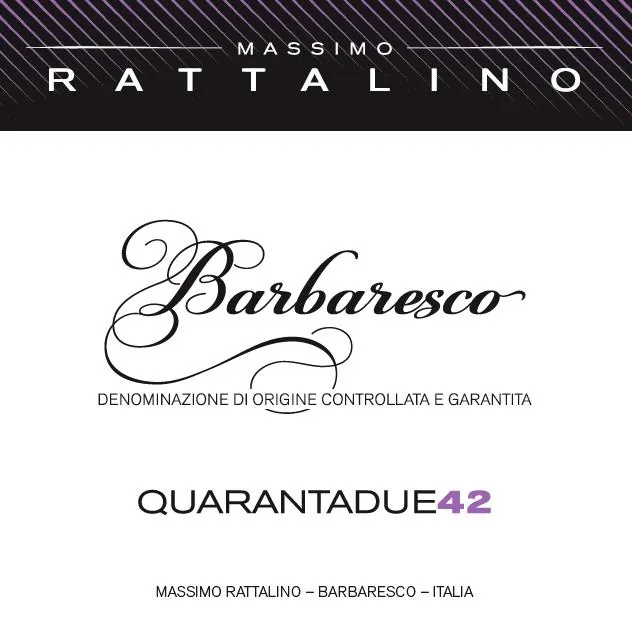 Barbaresco Quarantadue Bottle