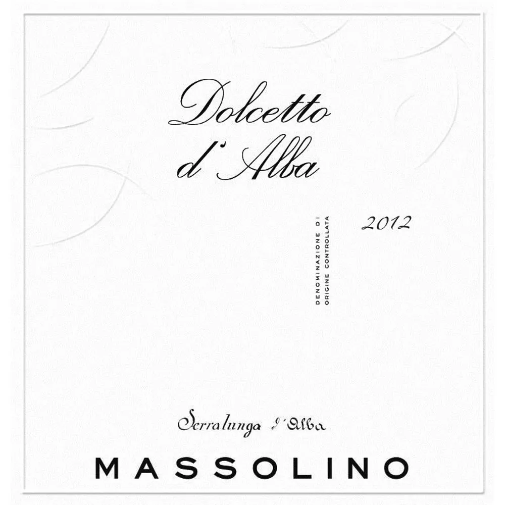Dolcetto d'Alba Bottle