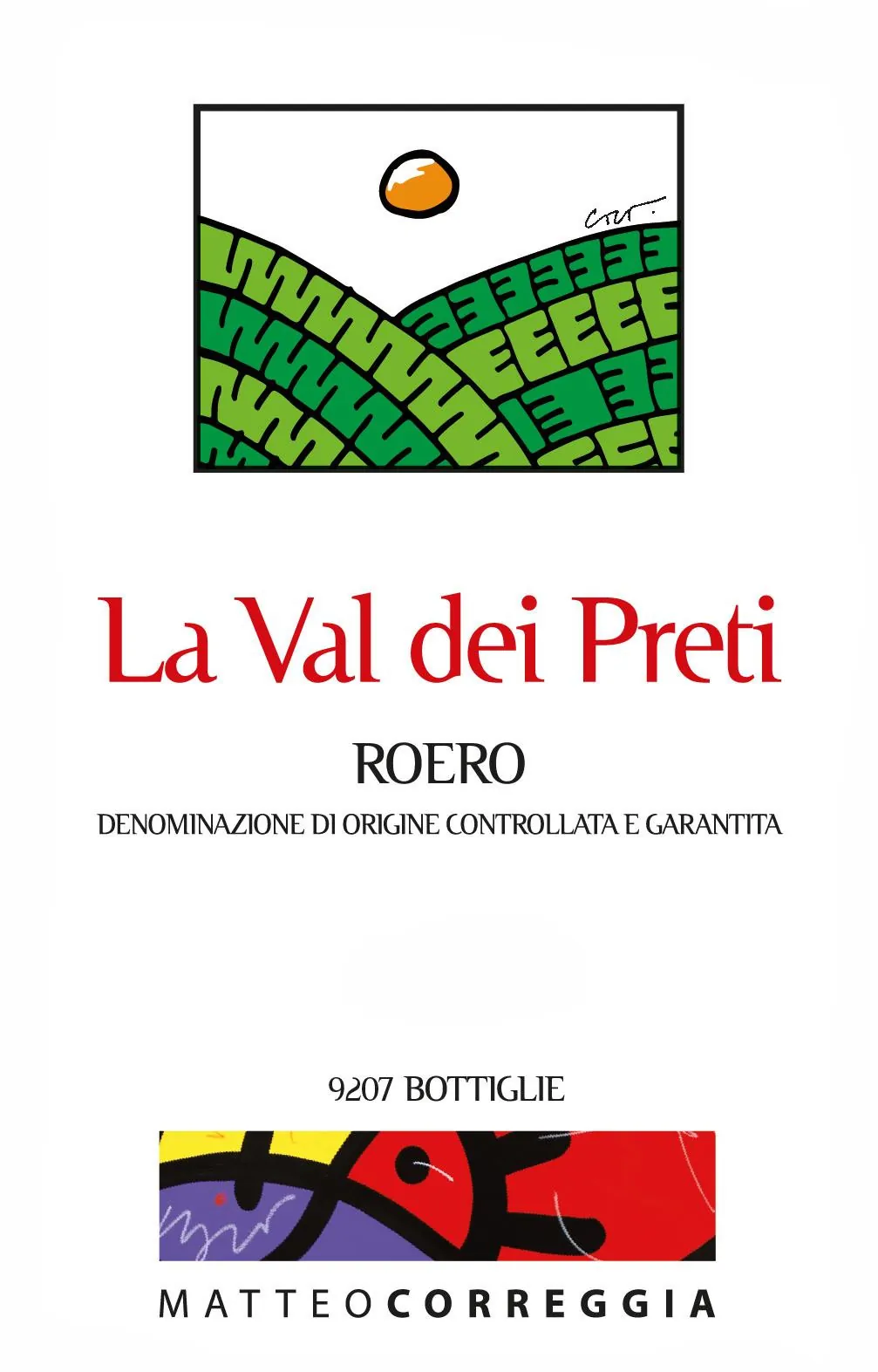 La Val dei Preti Roero Nebbiolo Bottle
