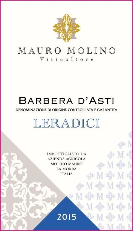Leradici Barbera d'Asti Bottle