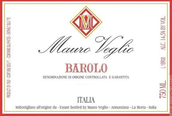 Barolo Bottle