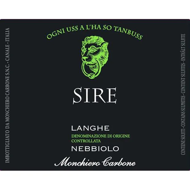Nebbiolo Sire Bottle