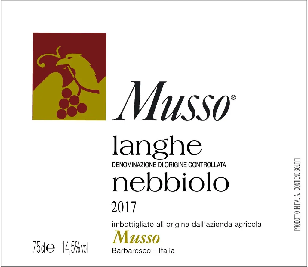 Langhe Nebbiolo Bottle