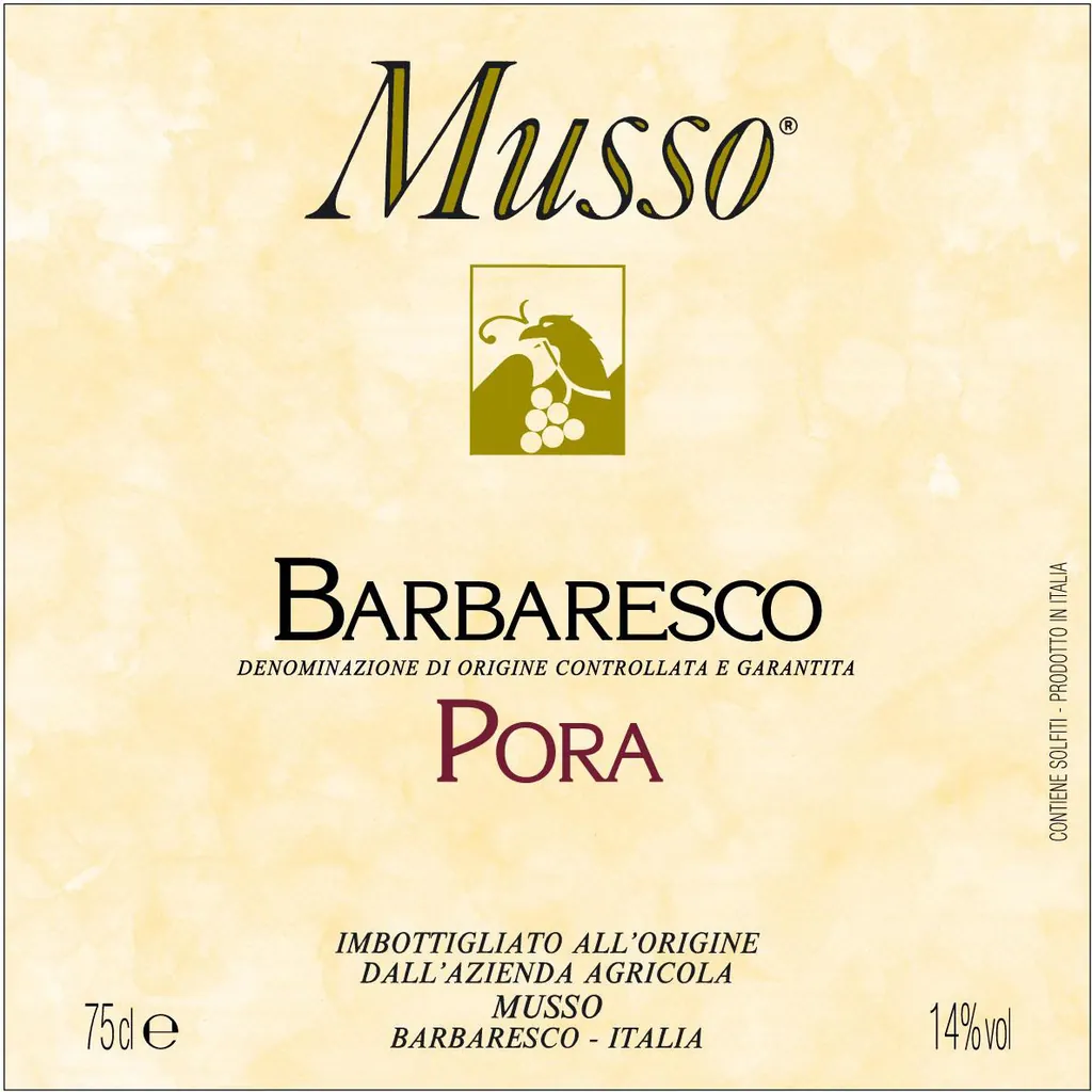 Pora Barbaresco Bottle