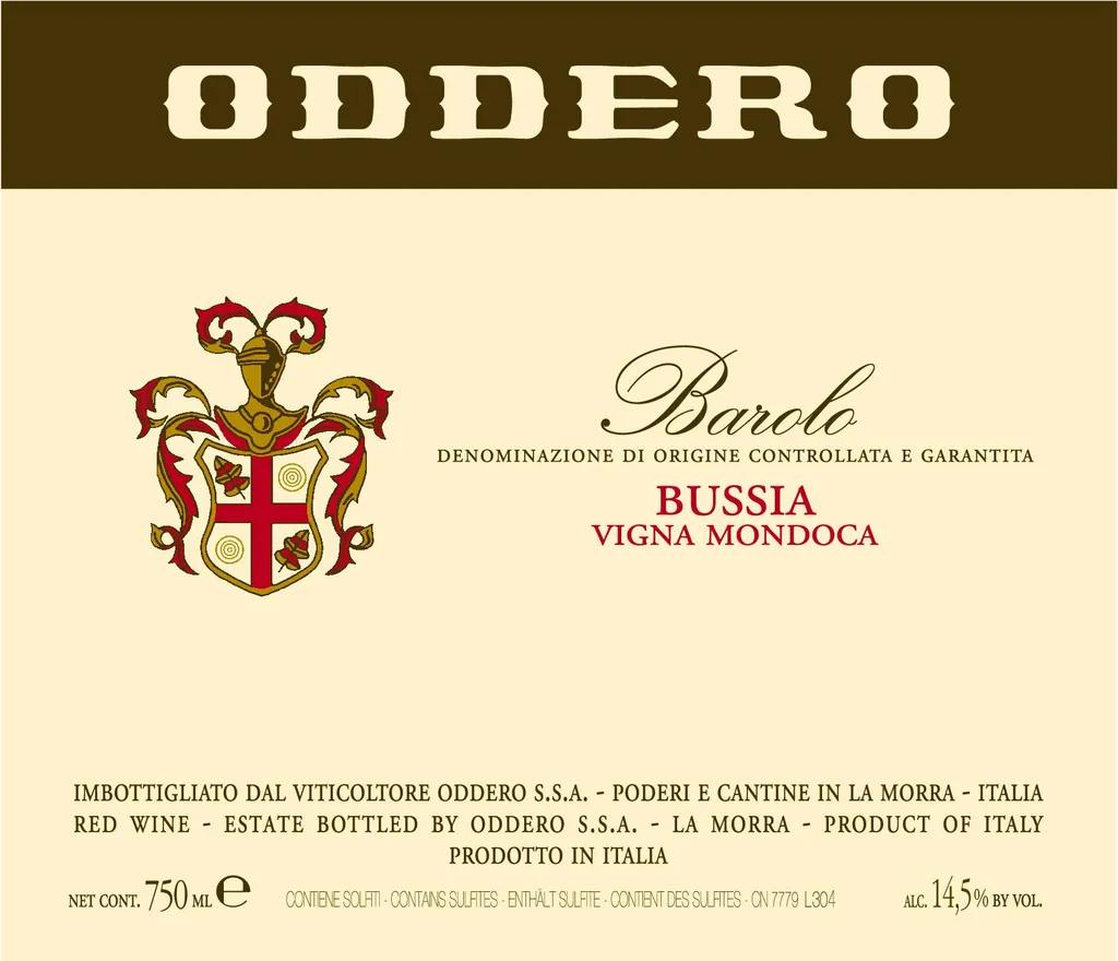 Barolo Bussia Vigna Mondoca Riserva Bottle