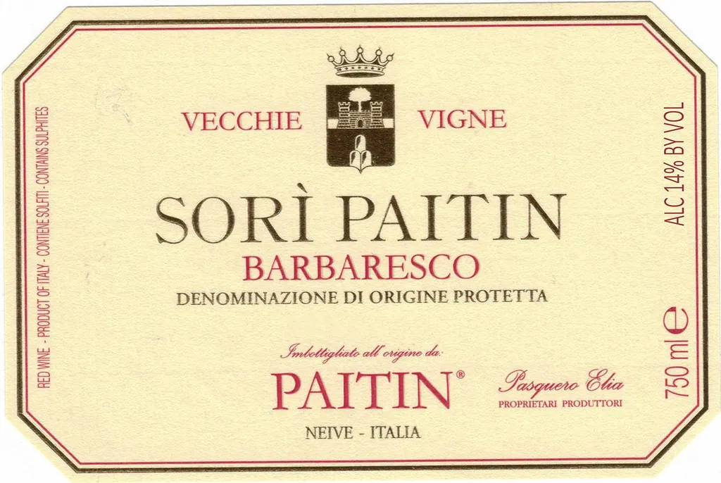 Barbaresco Sori Vecchie Vigne Riserva Bottle