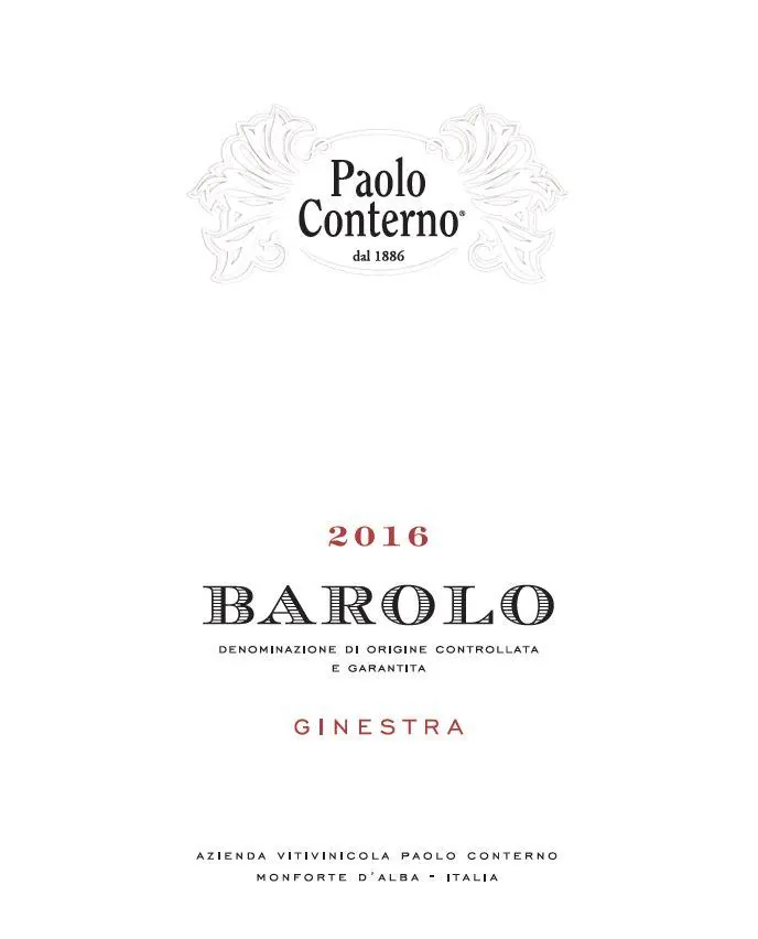 Barolo Ginestra Bottle