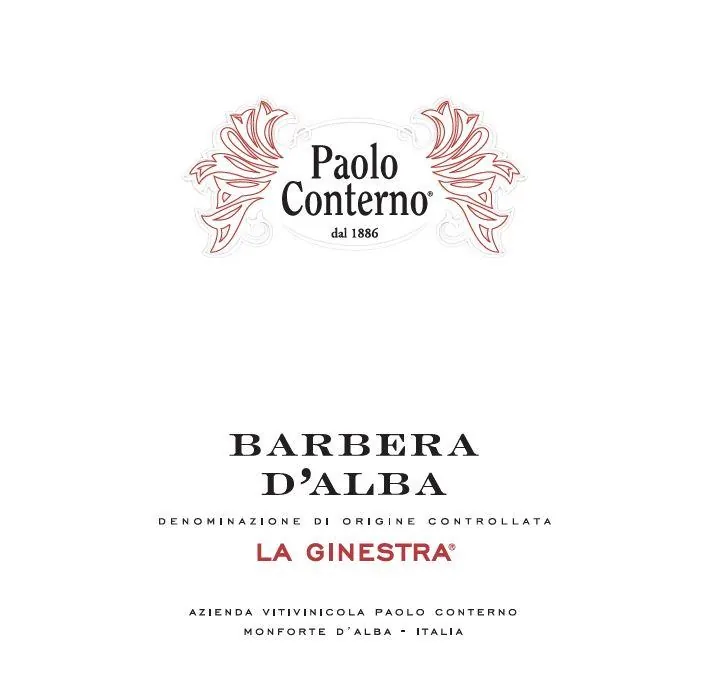 La Ginestra Barbera d'Alba Bottle