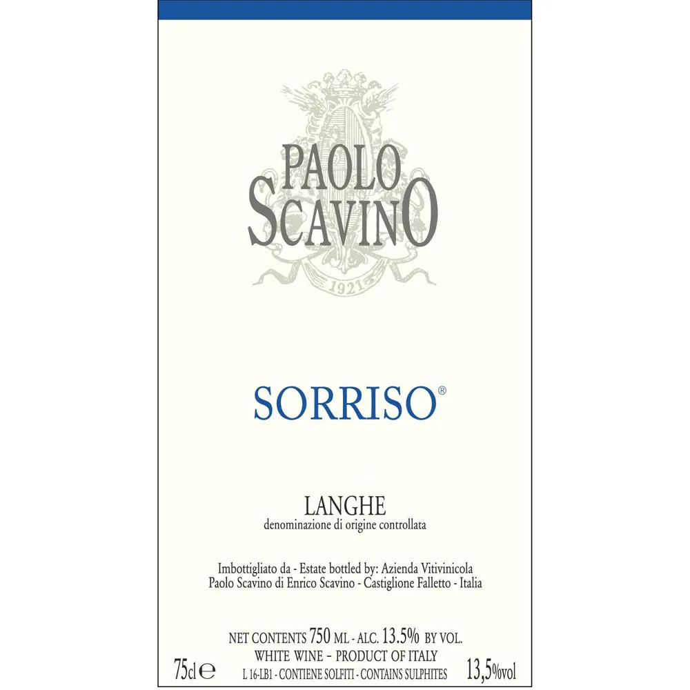 Langhe Sorriso Bottle