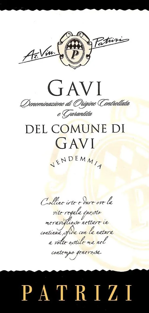 Gavi Di Gavi Bottle