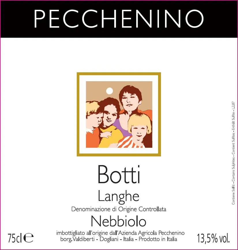 Langhe Vigna Botti Nebbiolo Bottle