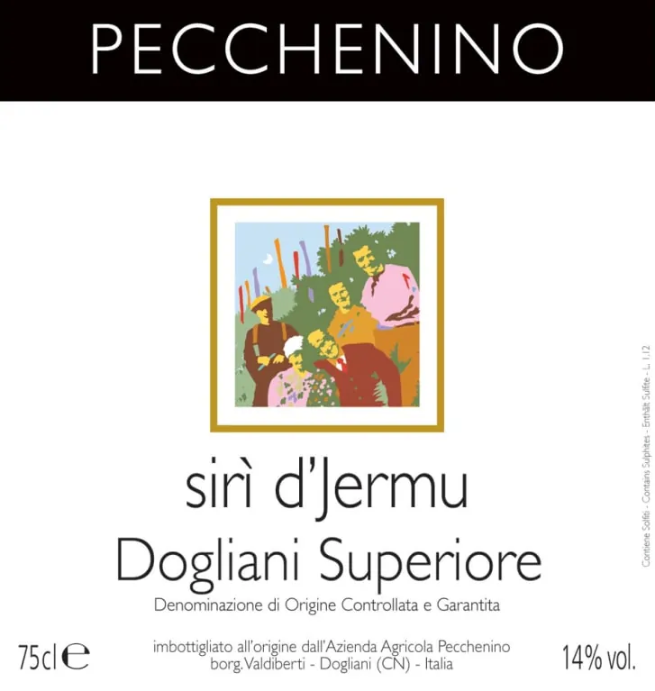 Siri d'Jermu Dogliani Superiore Dolcetto Bottle