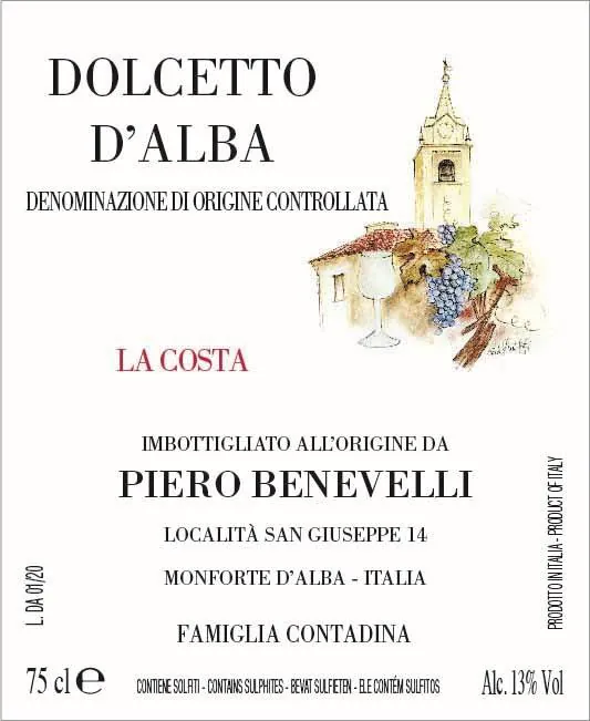 La Costa Dolcetto d'Alba Bottle
