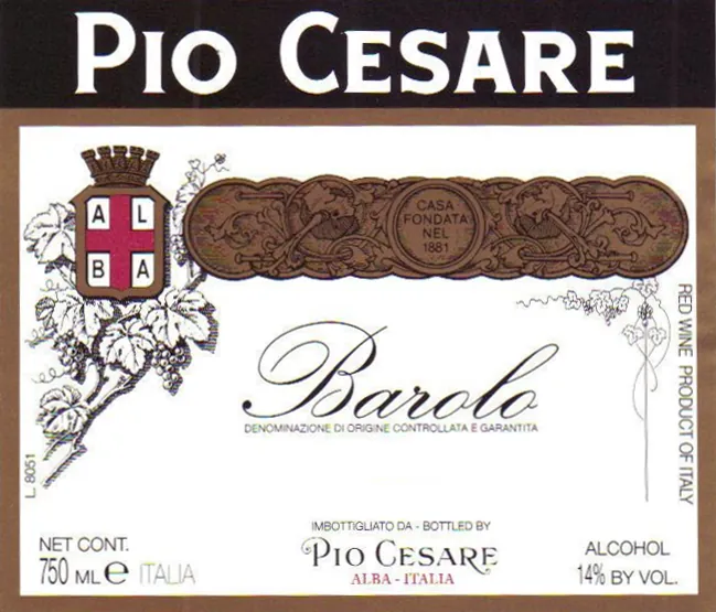 Barolo Bottle
