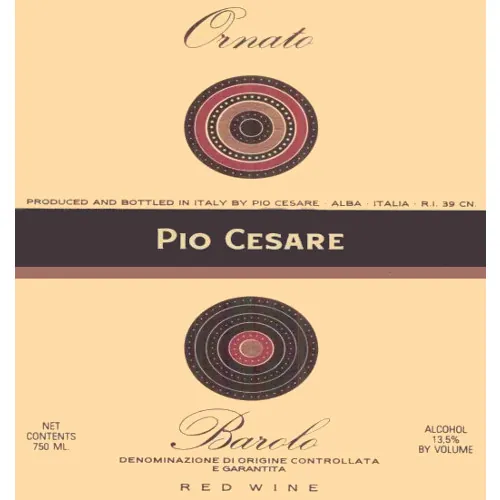 Barolo Ornato Bottle