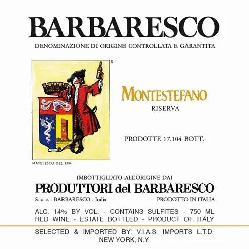 Barbaresco Montestefano Riserva Bottle